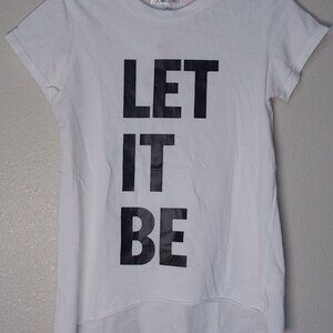 NWT Let it Be Tee